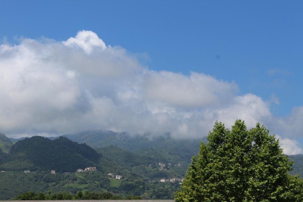 Bord de mer, pieds dans l'eau, vue panoramique Villa San-Nicolao Kültér fotó