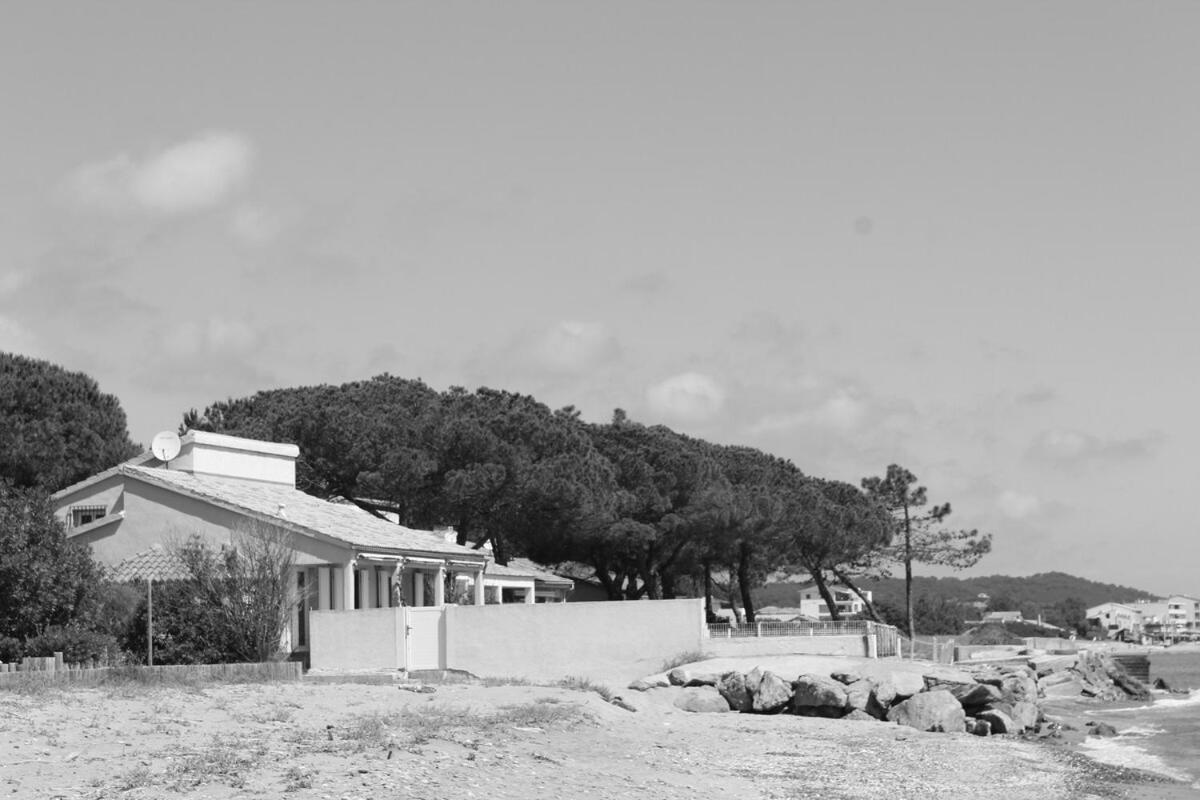 Bord de mer, pieds dans l'eau, vue panoramique Villa San-Nicolao Kültér fotó